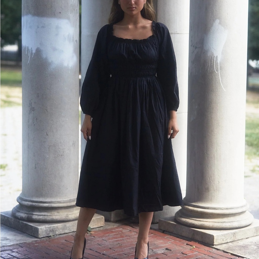 Dynasty George Daphne Dress in Onyx